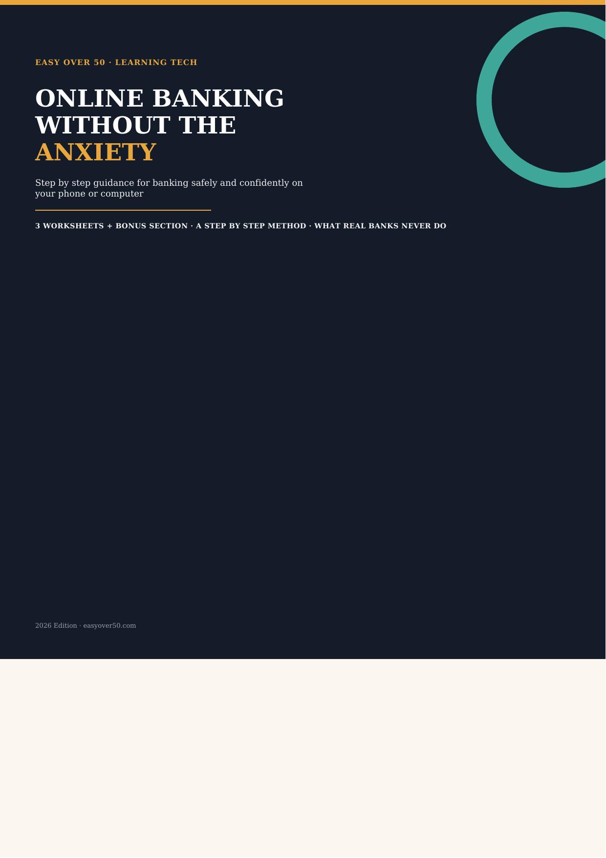 Online Banking Without The Anxiety