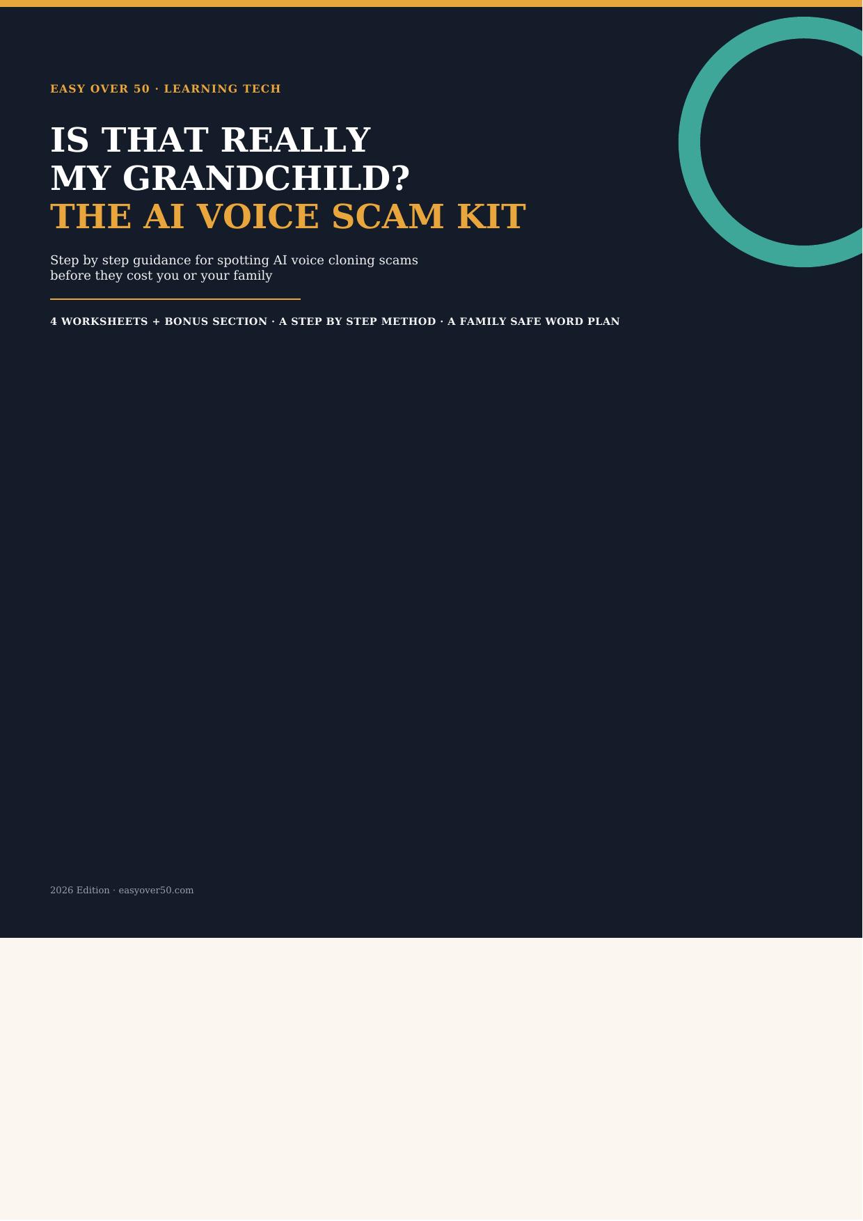 Is That Really My Grandchild? The AI Voice Scam Kit