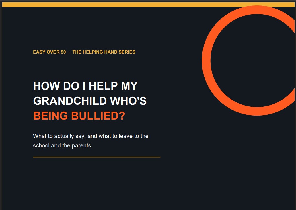 Cover: How Do I Help My Grandchild Who's Being Bullied?