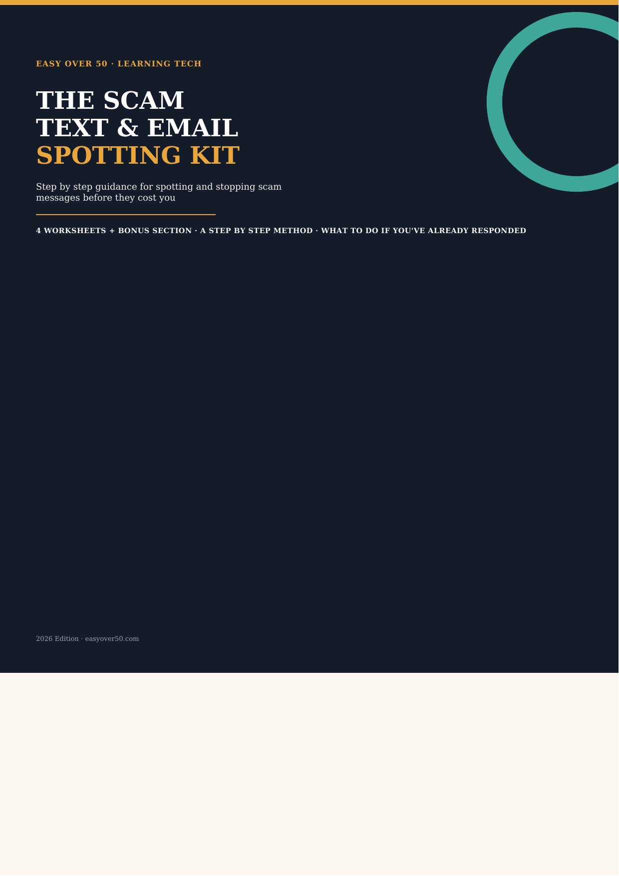 The Scam Text & Email Spotting Kit