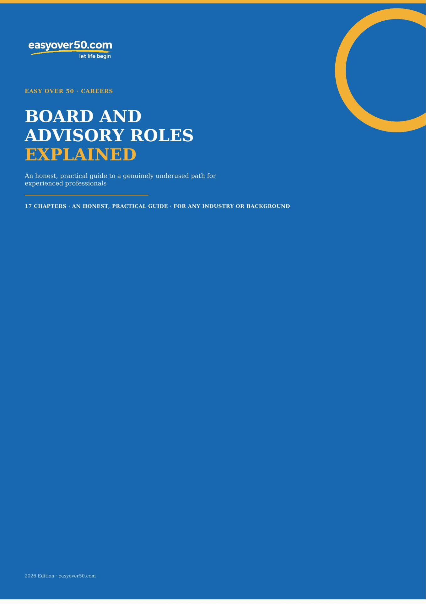 Cover: BOARD AND ADVISORY ROLES EXPLAINED