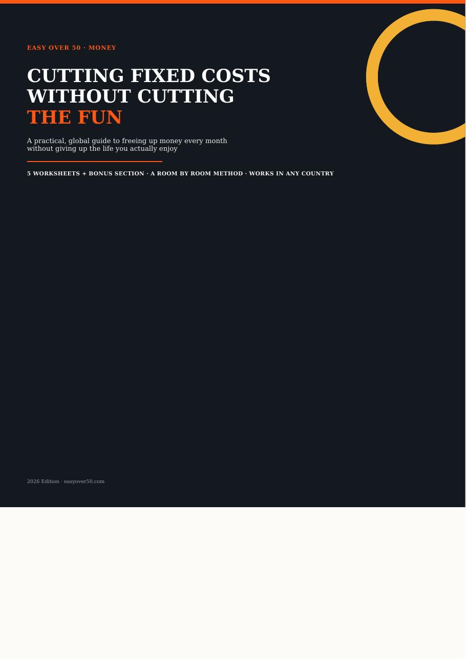 Cover of Cutting Fixed Costs Without Cutting The Fun